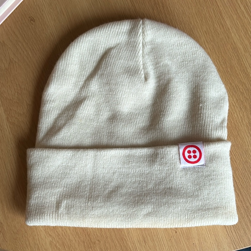 Cream new beanie! Never worn before